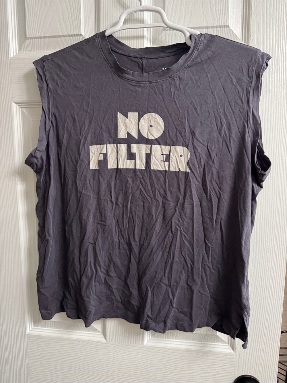 2 for 1 - torrid Charcoal 'NO FILTER' Muscle Tee with a bonus shirt